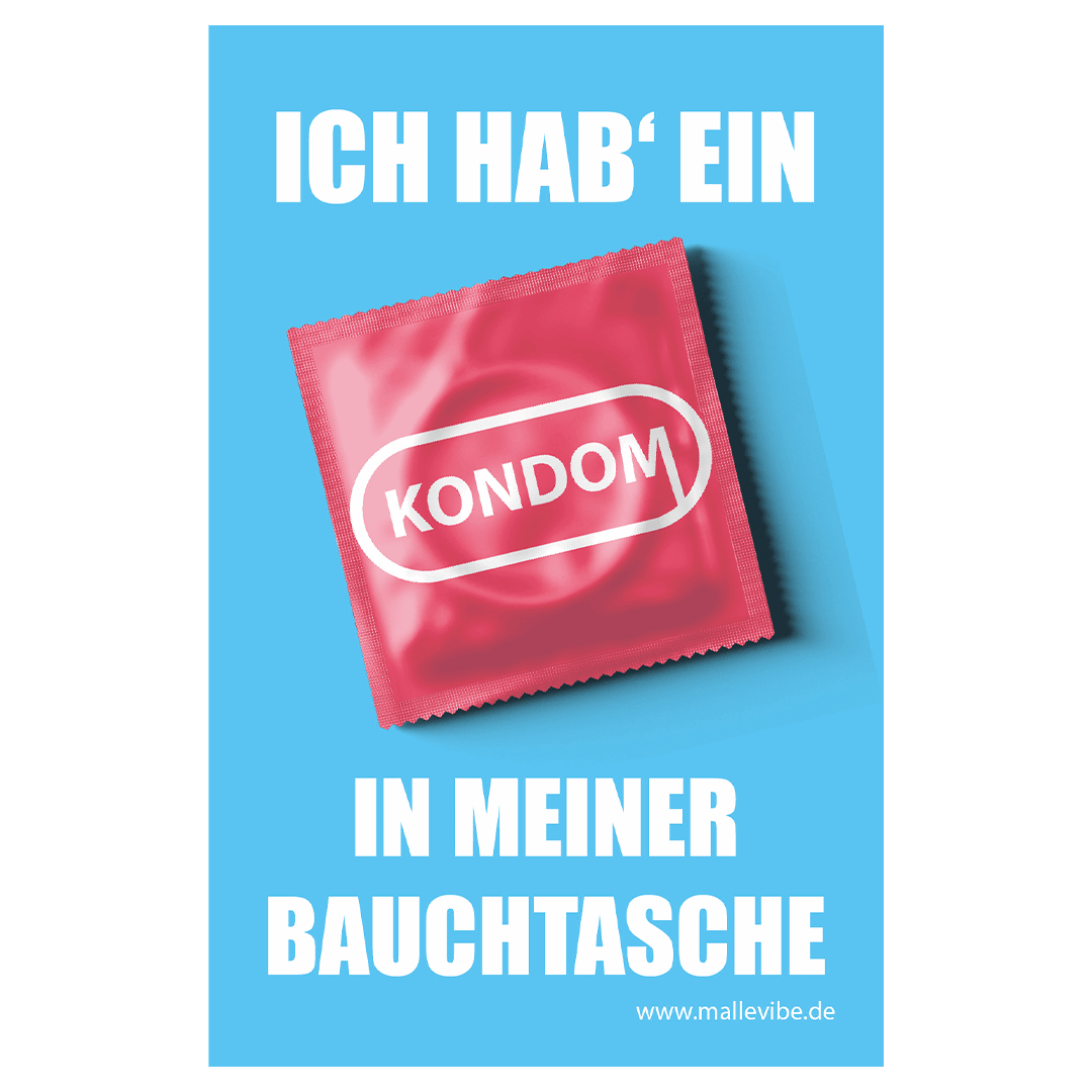 Kondom in Bauchtasche
